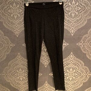 XS Hue Leggings Black with White Speckling